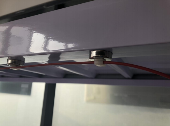 分布式光纖感溫火災(zāi)探測器貨架敷設(shè)磁鐵夾具安裝方案